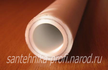 Внутренняя алюминиевая армировка пластиковой трубы (без зачистки).